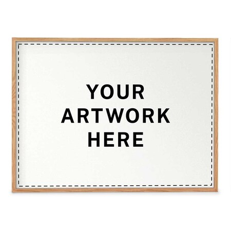 United Visual Products Drop-In Shadowbox, 18"x24", Cherry/Pumice UVSB1824-CHERRY-PUMICE